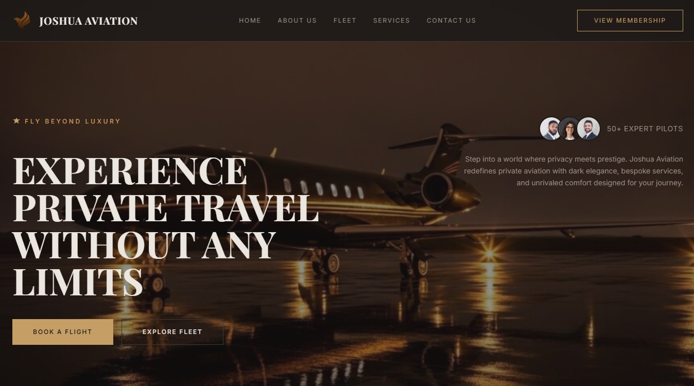 Site Joshua Aviation