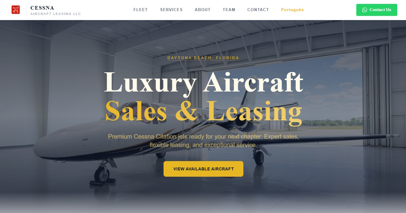 Site Cessna Aircraft Leasing